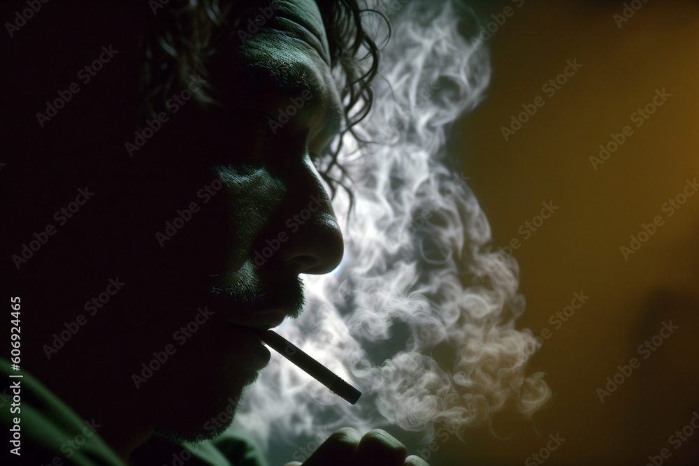 Obraz premium Portrait of a Strong man Generative AI