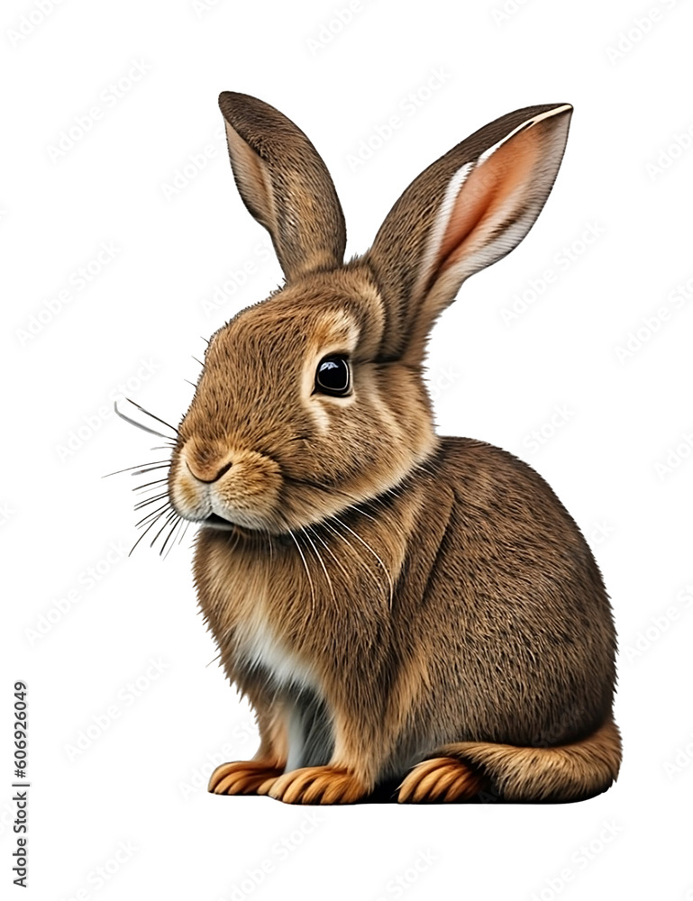 rabbit isolated on white background rabbit isolated on white background