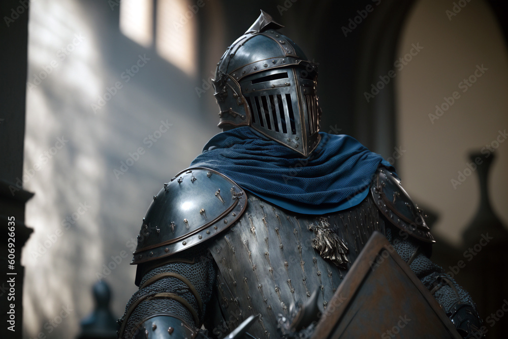medieval knight in armor Generative AI medieval knight in armor Generative AI