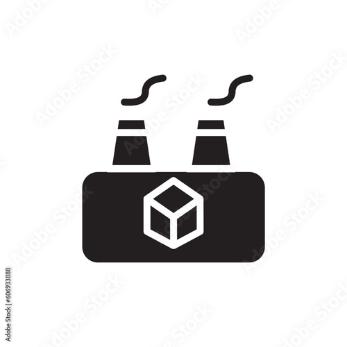 Factory Manufacturing Production Icon