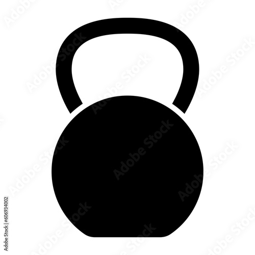 Kettlebell icon. solid icon