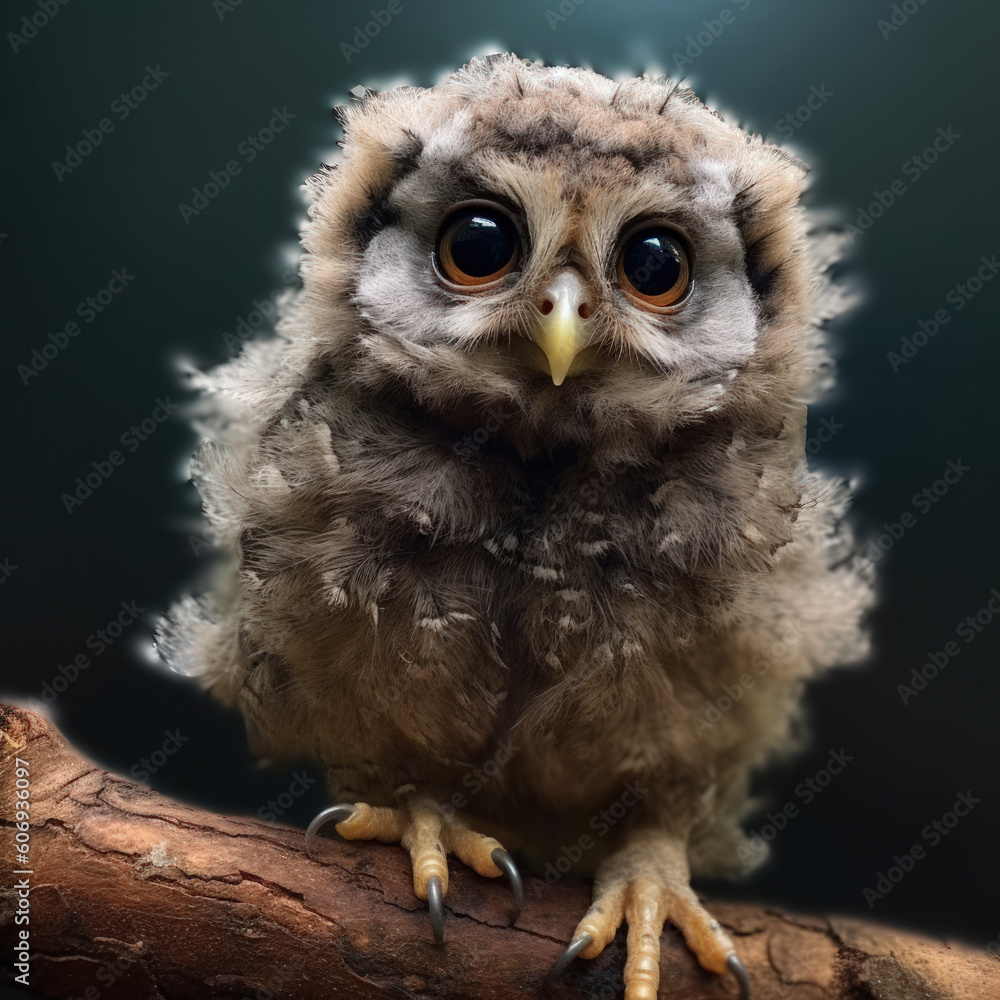 Fototapeta premium Owlet, AI