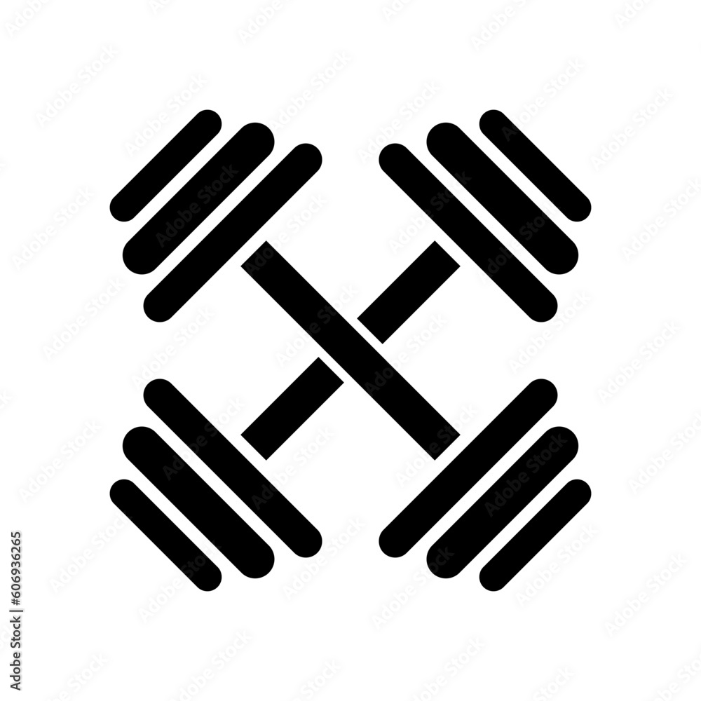 Dumbbell icon vector design templates simple and modern Dumbbell icon vector design templates simple and modern