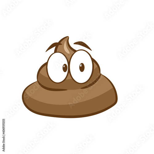 poop icon vector  photo