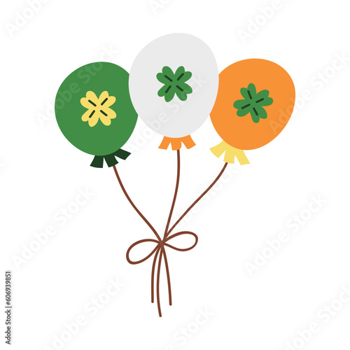 St. Patrick's Day. St. Patrick's Day vector design elements illustration. Isolated object on white background.