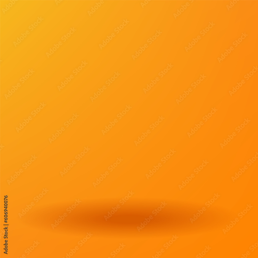 Empty orange studio room vector background. with shadows on the ground. Space for selling products on the website. Vector illustration. Empty orange studio room vector background. with shadows on the ground. Space for selling products on the website. Vector illustration.
