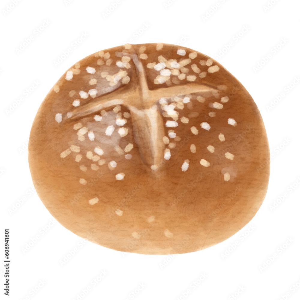 Photos bread bun illustration