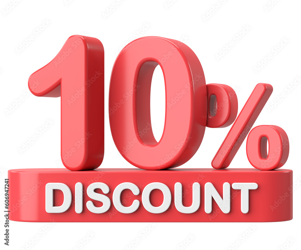 3D ten percent discount. 10% discount. 10% sale. 3D ten percent discount. 10% discount. 10% sale.