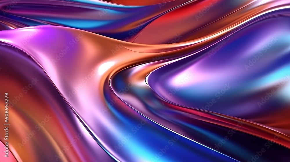 Metallic one of a kind wavy liquid establishment energize organize techgrade. Creative resource, AI Generated Metallic one of a kind wavy liquid establishment energize organize techgrade. Creative resource, AI Generated