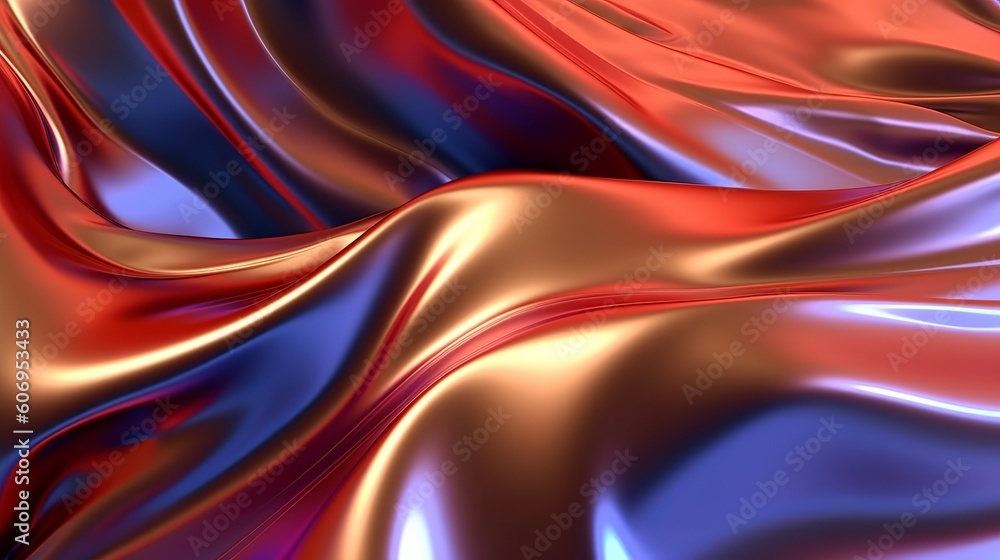 Metallic one of a kind wavy fluid foundation energize organize techgrade. Creative resource, AI Generated Metallic one of a kind wavy fluid foundation energize organize techgrade. Creative resource, AI Generated