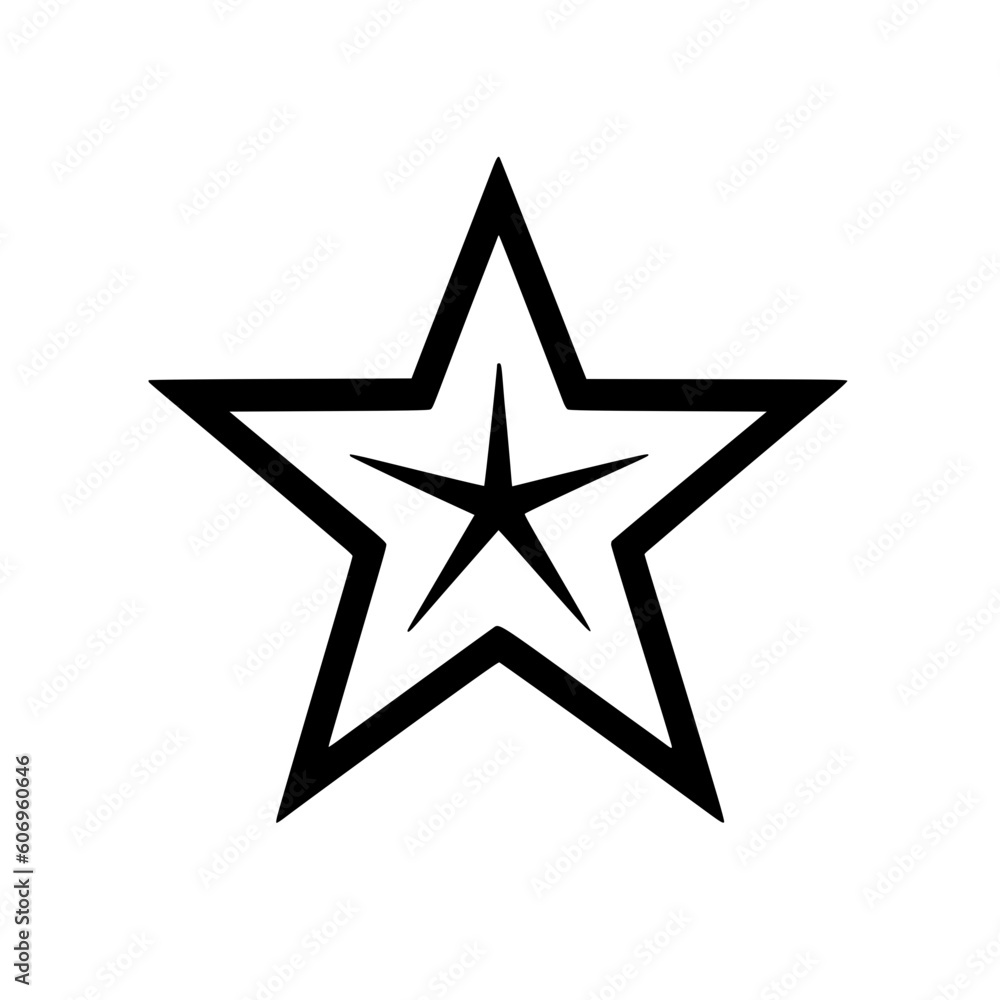 Star vector illustration isolated on transparent background Star vector illustration isolated on transparent background