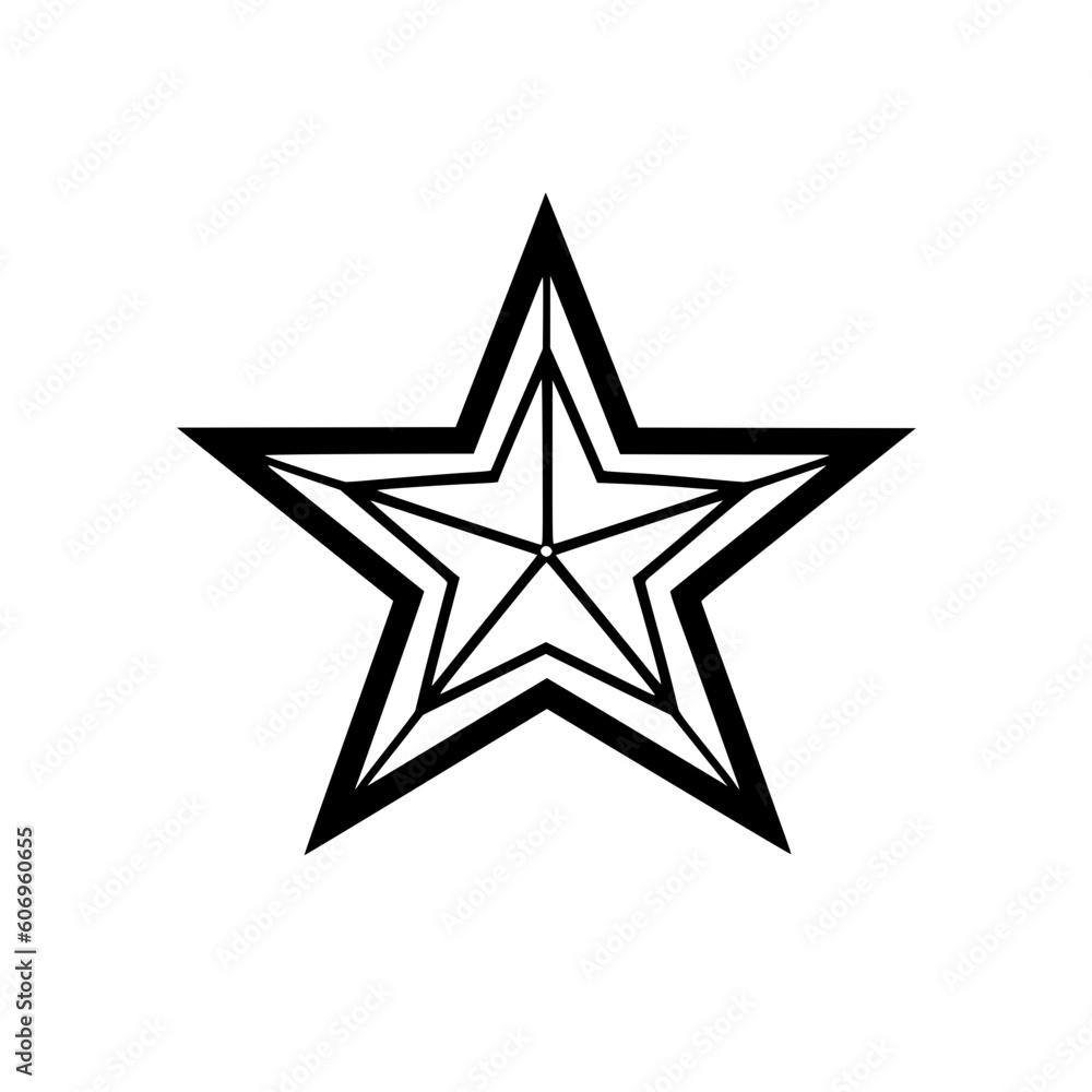Star vector illustration isolated on transparent background Star vector illustration isolated on transparent background