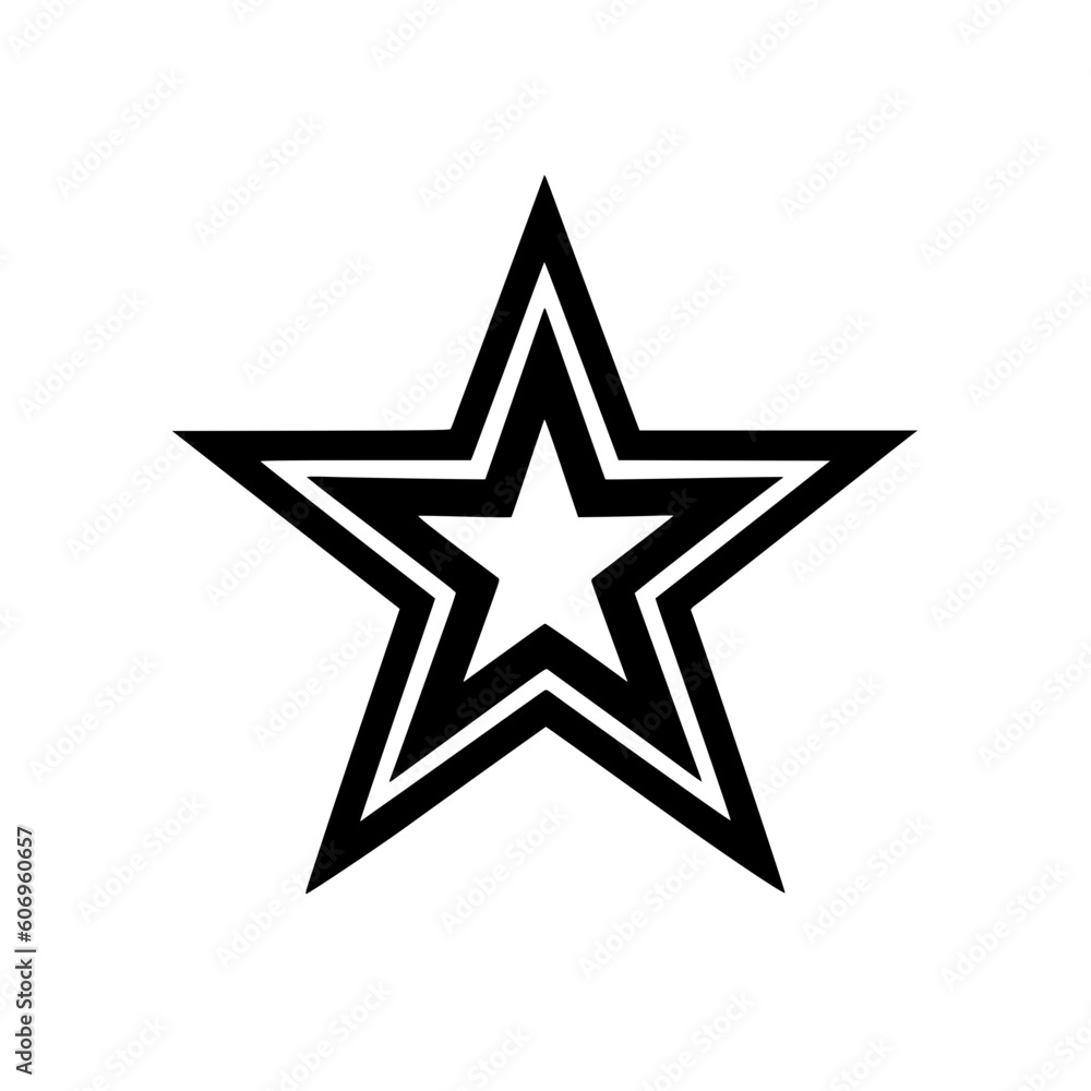 Star vector illustration isolated on transparent background Star vector illustration isolated on transparent background