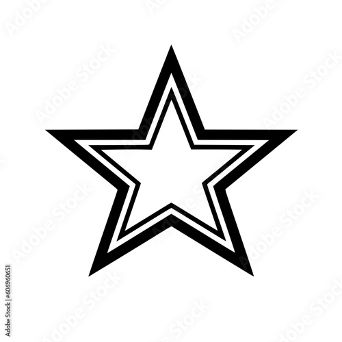 Star vector illustration isolated on transparent background
