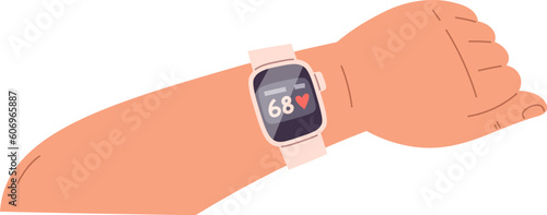 Hand With Fitness Watches