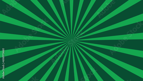 vector zoom-out effect background, green  abstract lines background