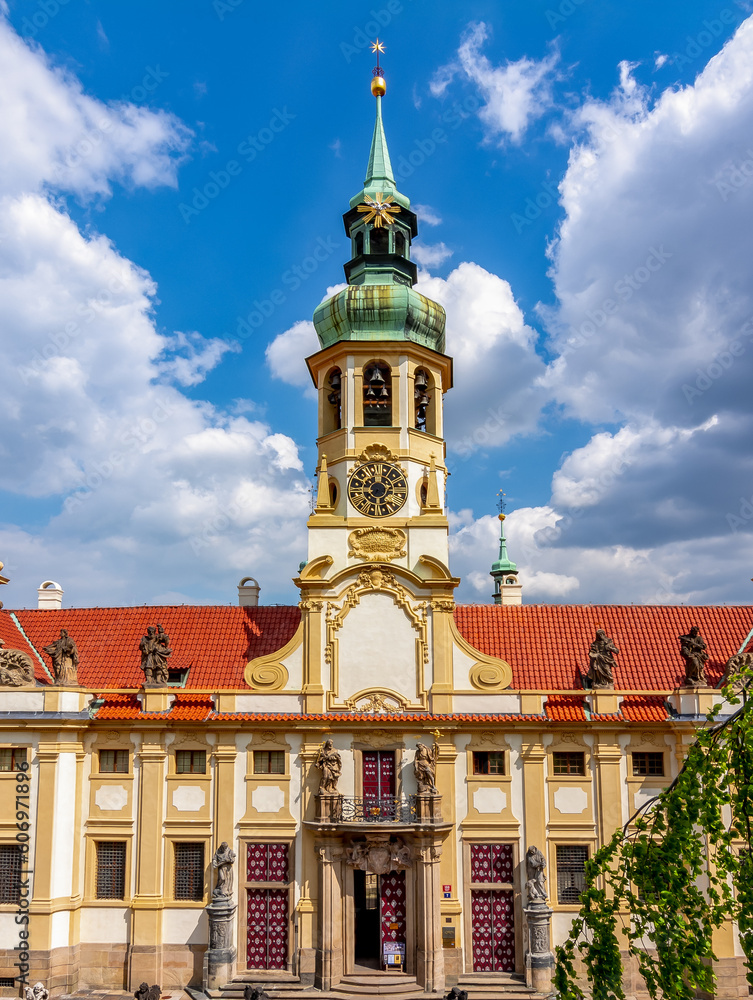 Loreta monastery building in Prague, Czech Republic Loreta monastery building in Prague, Czech Republic