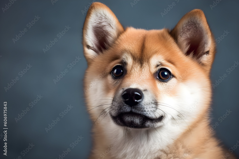 Shiba Inu dog studio shot Shiba Inu dog studio shot