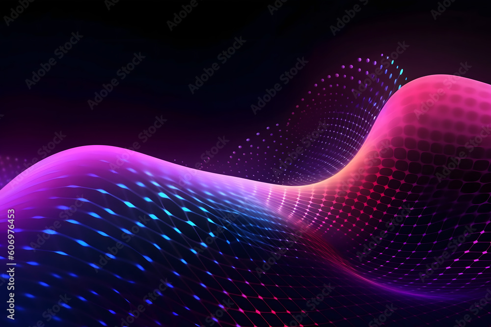 abstract wave particle abstract wave particle