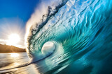 Ocean wave breaking, Generative AI