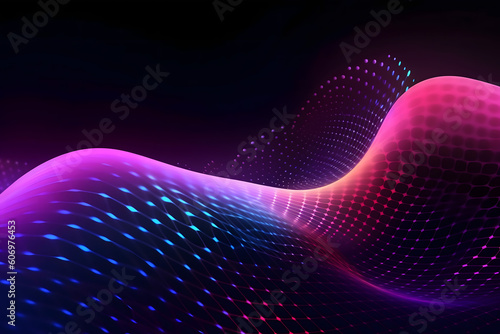 abstract wave particle