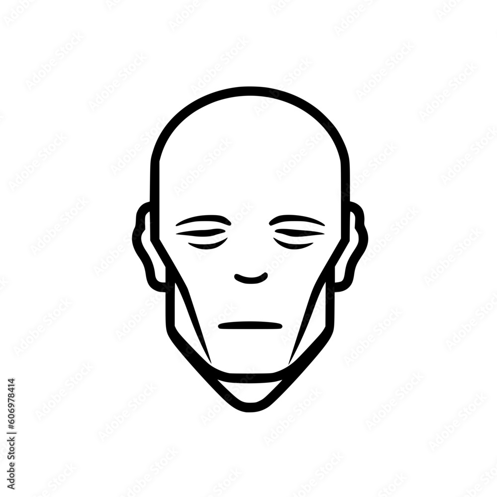 Old man portrait vector illustration isolated on transparent background Old man portrait vector illustration isolated on transparent background