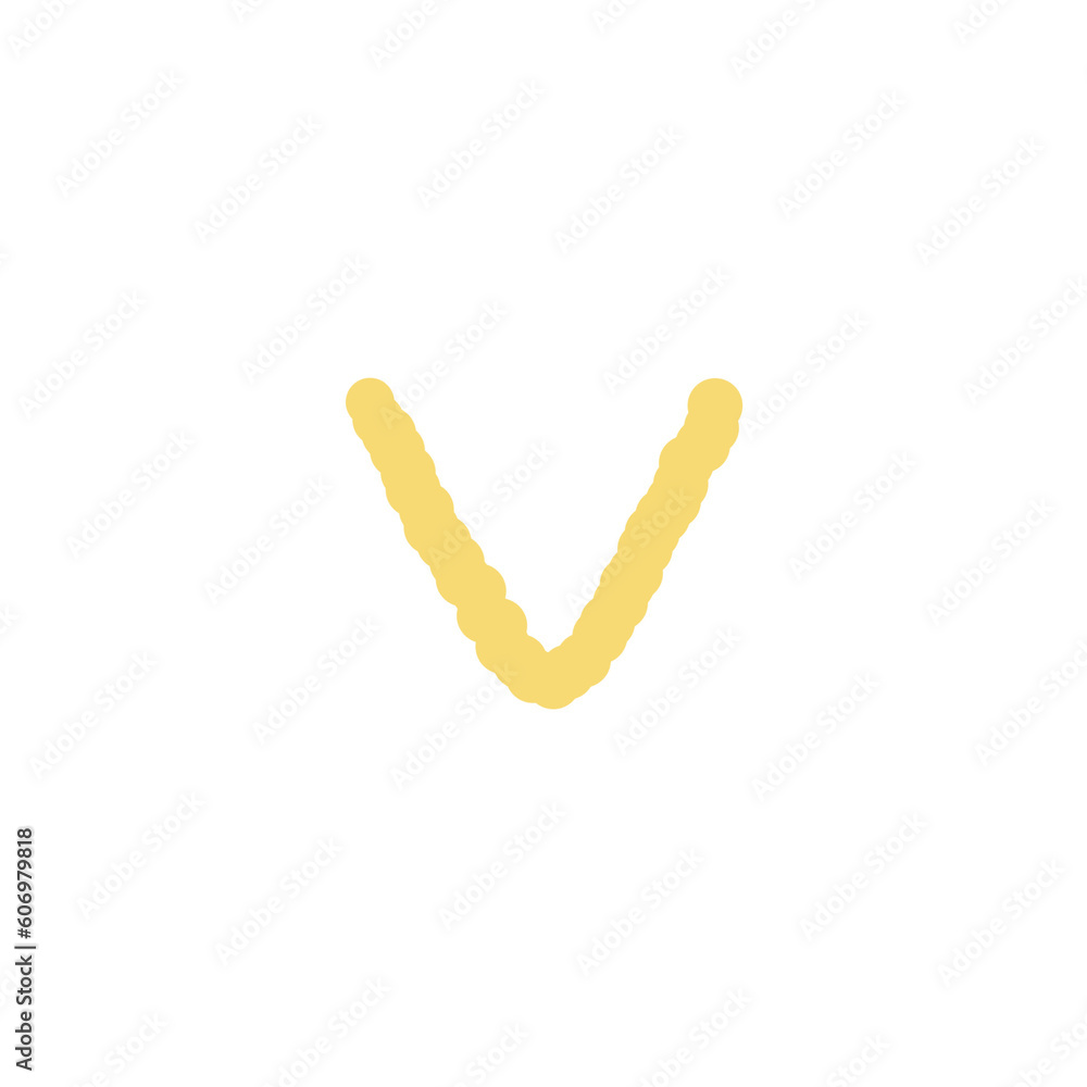 (lowercase) v (lowercase) v