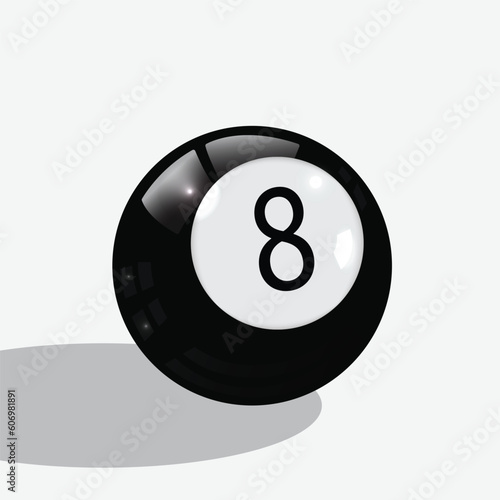 pool ball number eight
