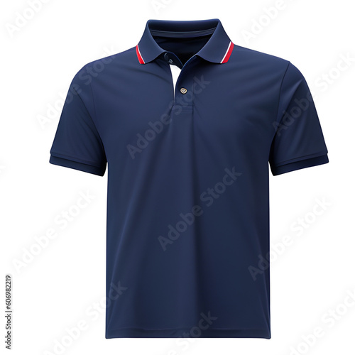 blue polo t-shirt neck collar t-shirt tee
