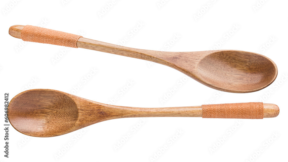 wooden Spoon isolated on white background, full depth of field wooden Spoon isolated on white background, full depth of field