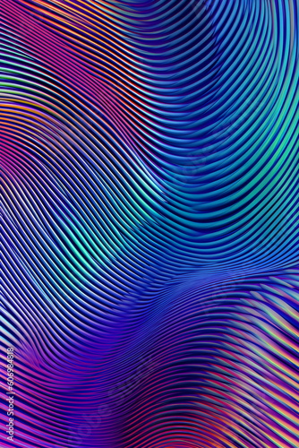 abstract halftone background pattern line swirls in blue  pink  cyan  purple  made with generative ai