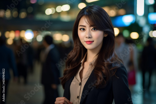 若い女性のビジネスマン：AI生成画像