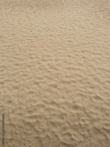 Fine sand on a sandy beach