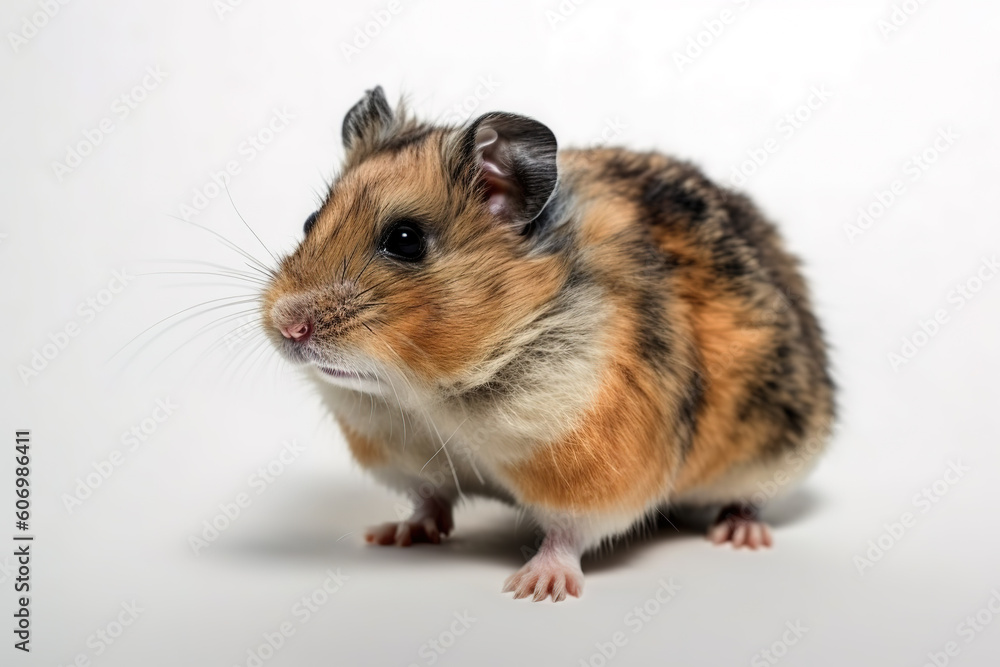 Image of cute guinea pig. Animals. Pet. illustration. Generative AI.