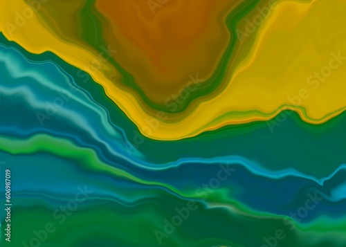 Green colorful background. Abstract wallpaper.