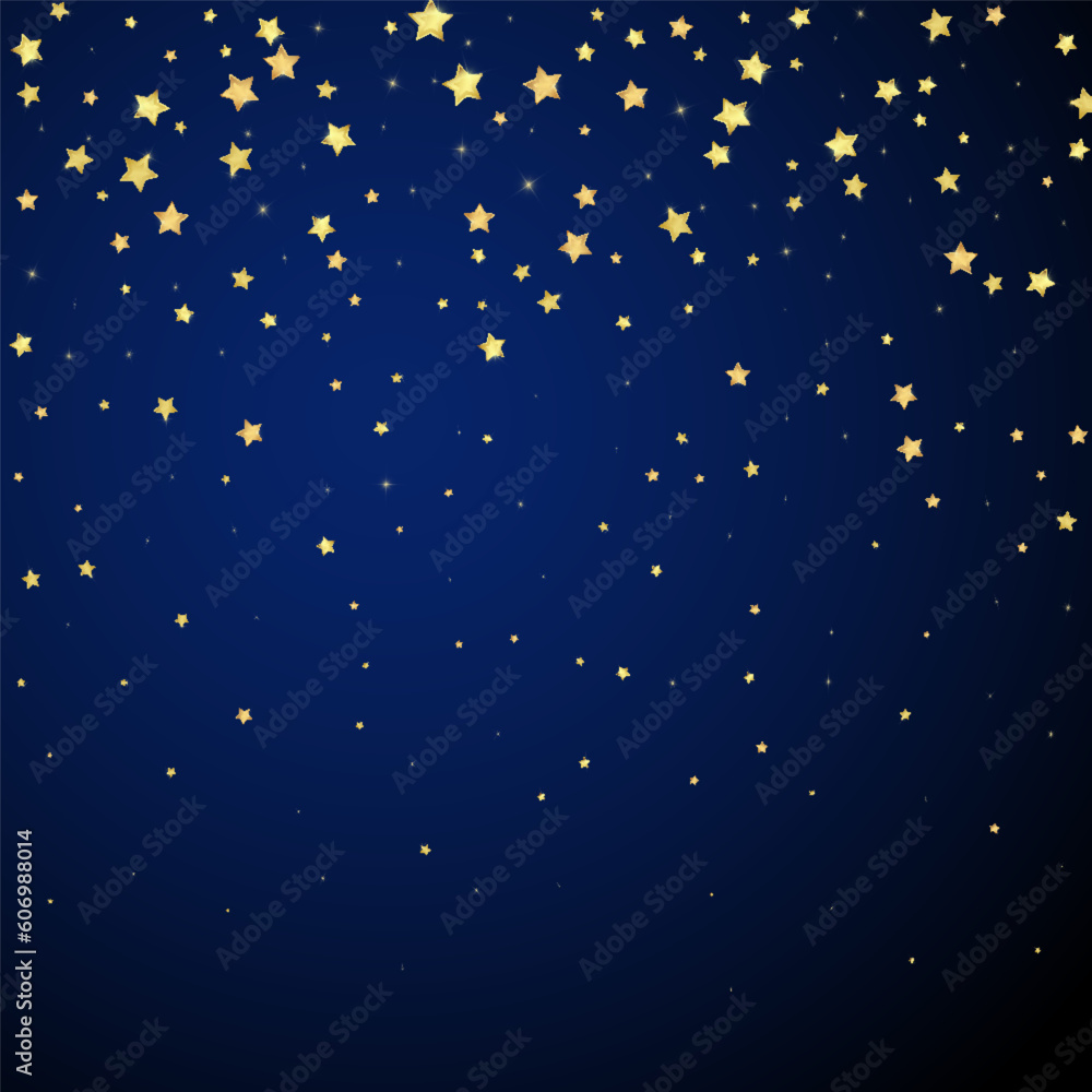 Magic stars vector overlay. Gold stars scattered Magic stars vector overlay. Gold stars scattered