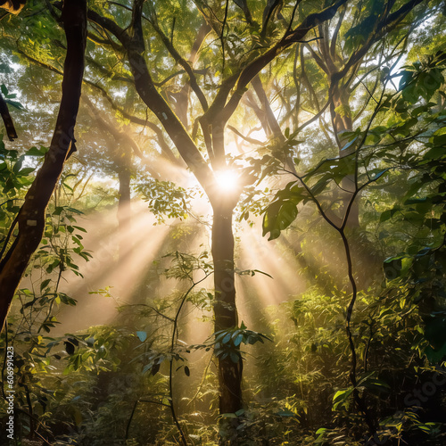 The Magic of Sunlit Woods: Exploring the Beauty of the Forest