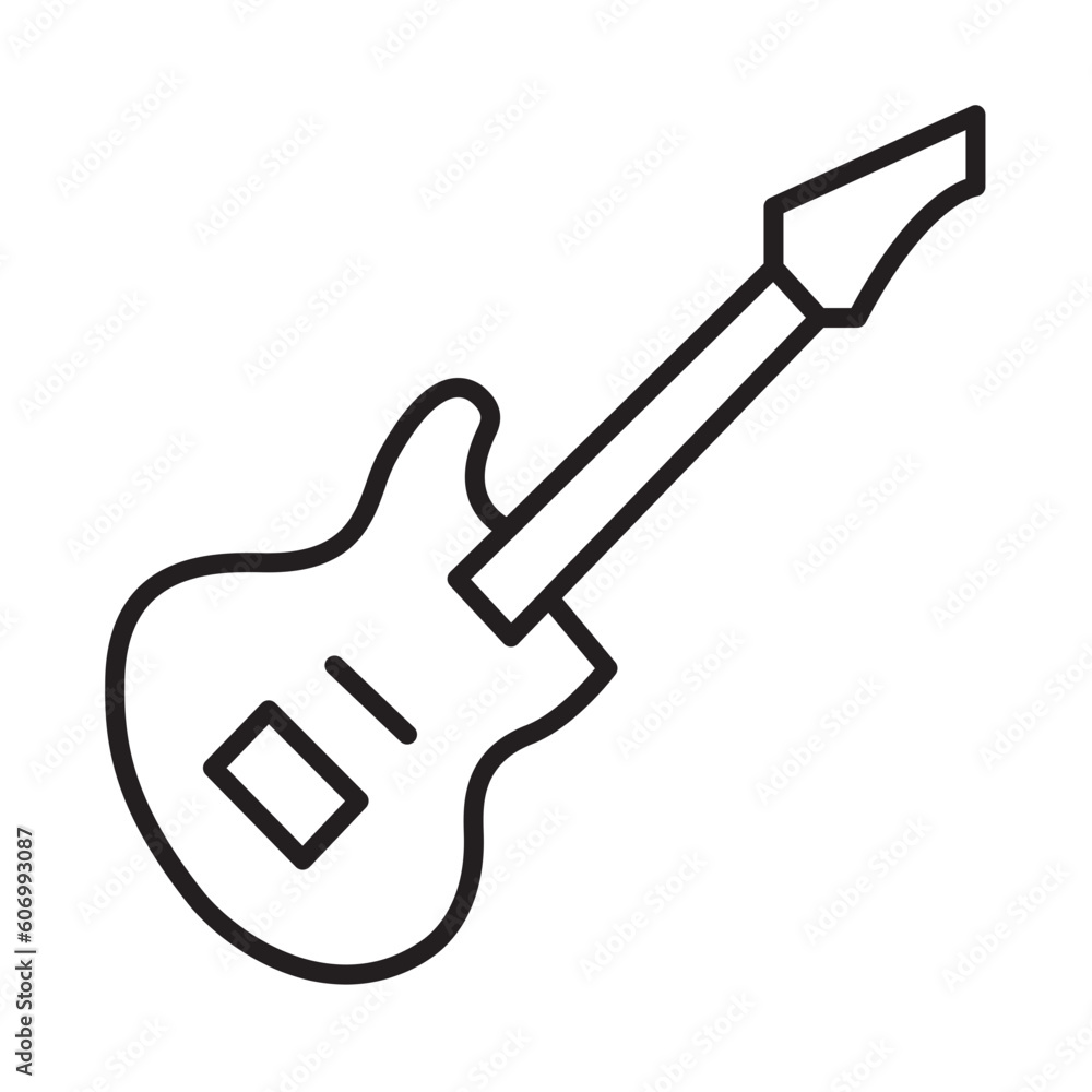 BASS GUITAR design vector icon design vector line icon svg BASS GUITAR design vector icon design vector line icon svg