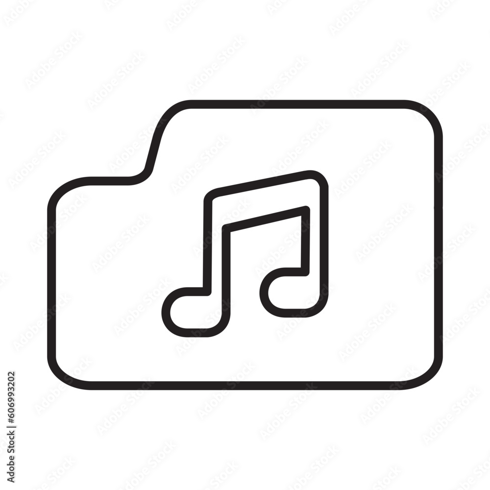 MUSIC STORAGE design vector icon design vector line icon svg MUSIC STORAGE design vector icon design vector line icon svg