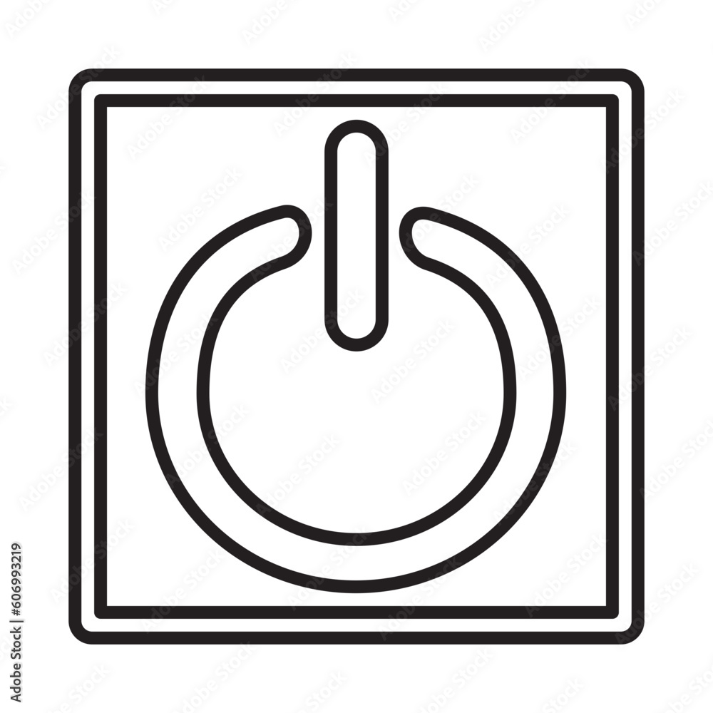 ON OFF BUTTON design vector icon design vector line icon svg ON OFF BUTTON design vector icon design vector line icon svg