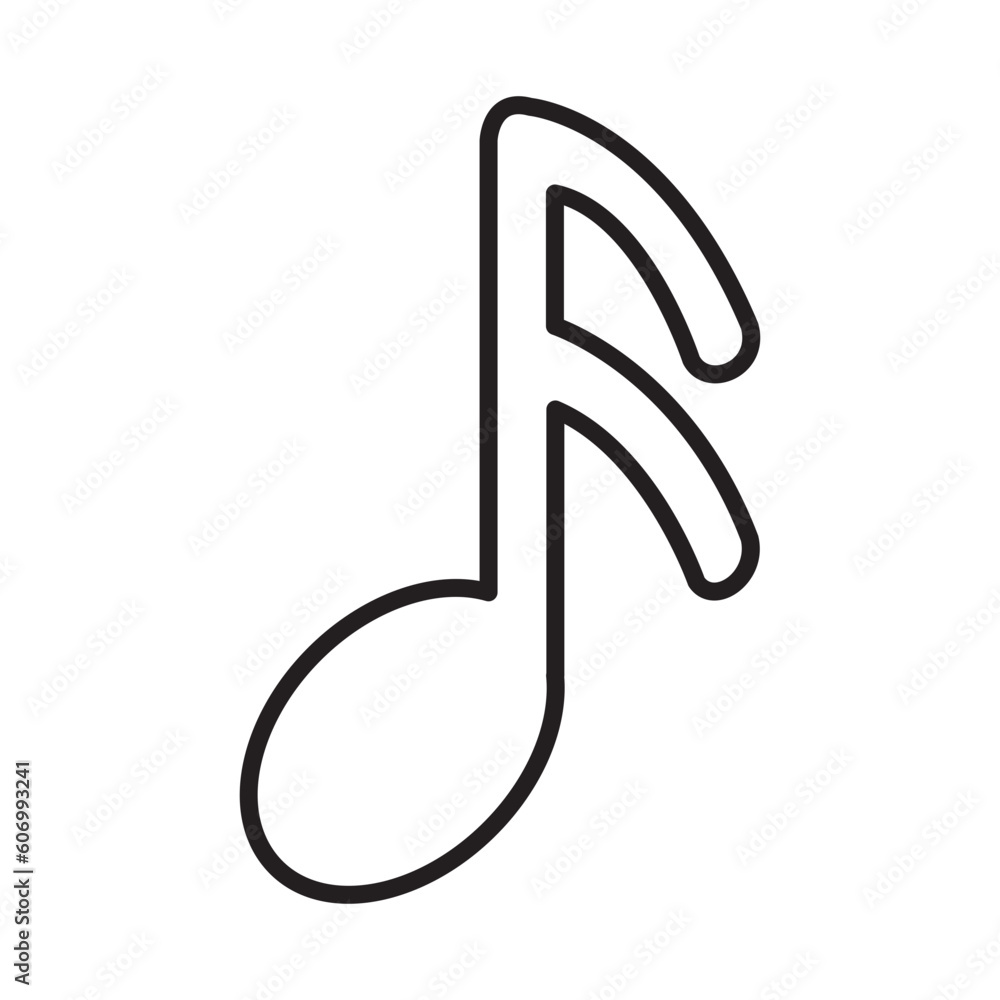 QUAVER design vector icon design vector line icon svg QUAVER design vector icon design vector line icon svg