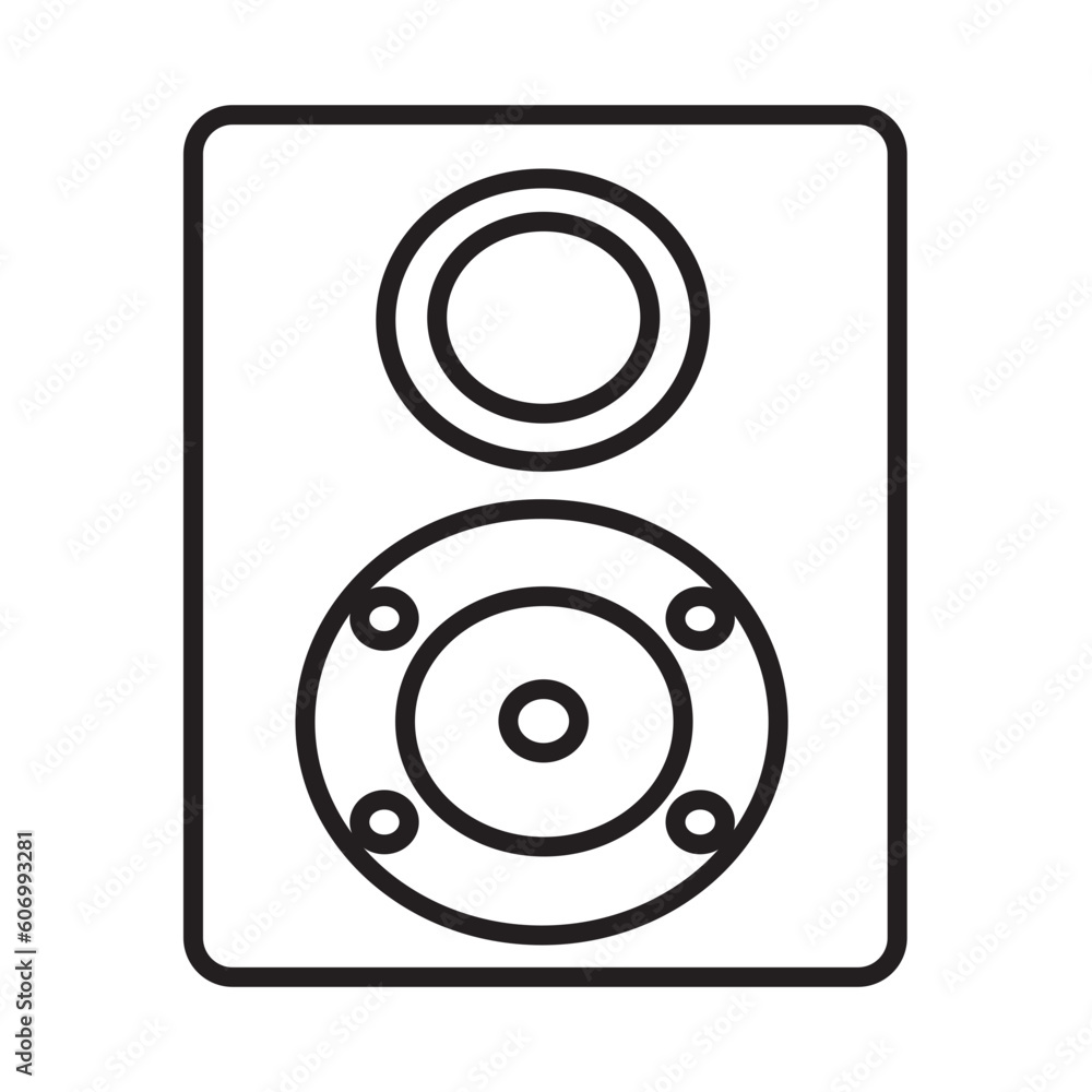 SPEAKER design vector icon design vector line icon svg SPEAKER design vector icon design vector line icon svg