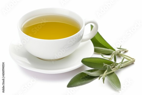 Aromatic tea cup. Generate Ai