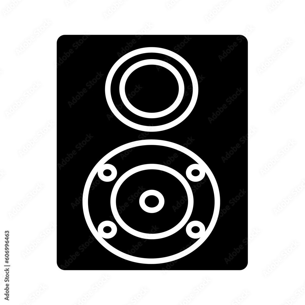 Solid SPEAKER design vector icon design vector line icon svg Solid SPEAKER design vector icon design vector line icon svg
