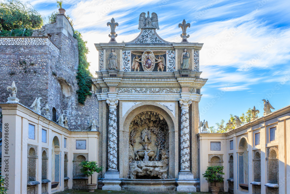 Villa d'Este is one of the symbols of the Italian Renaissance and is listed as a UNESCO World Heritage Site. 