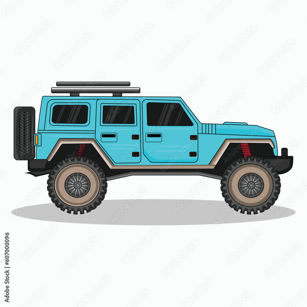 jeep model vector design