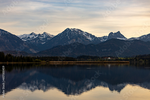 A Mirror lake of Bavarian Alps Beauty © Alexandr
