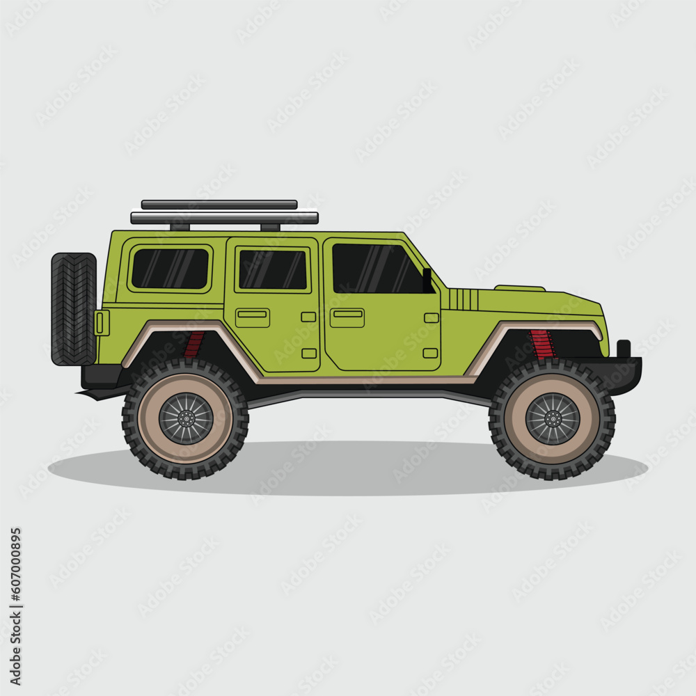 jeep model vector design