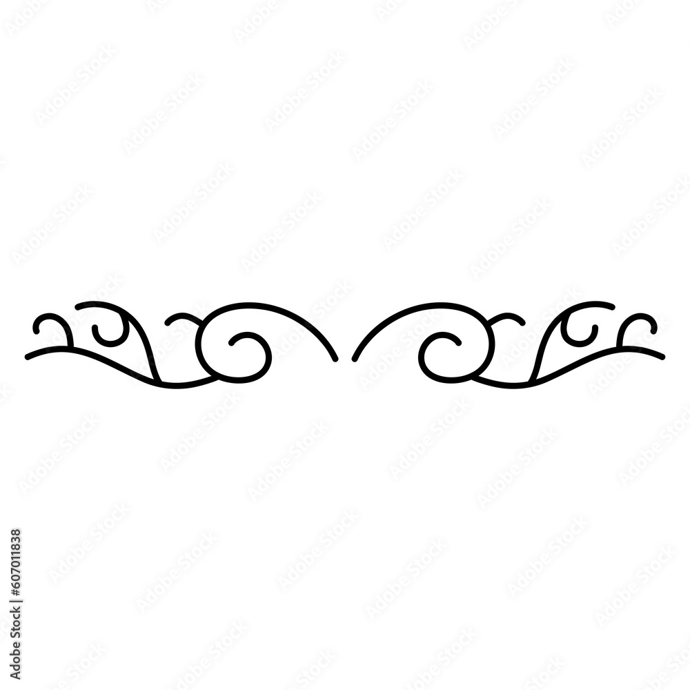 Floral frames, borders, wreaths Trendy Line drawing, line art style isolated  background 
