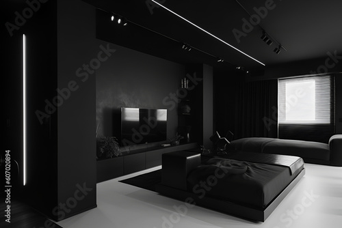 black aesthetic room design